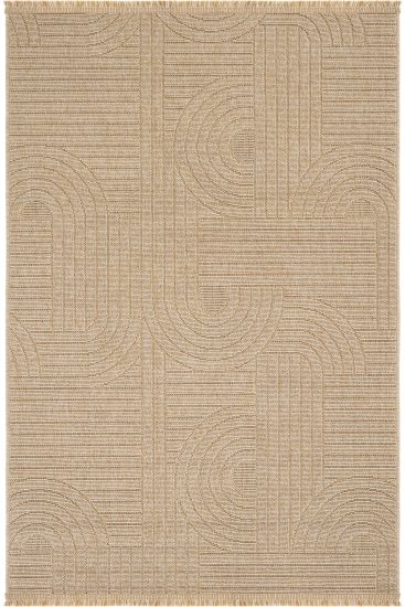 Hasir85 Brown Jute & Sisal Scandi Outdoor Area Rug