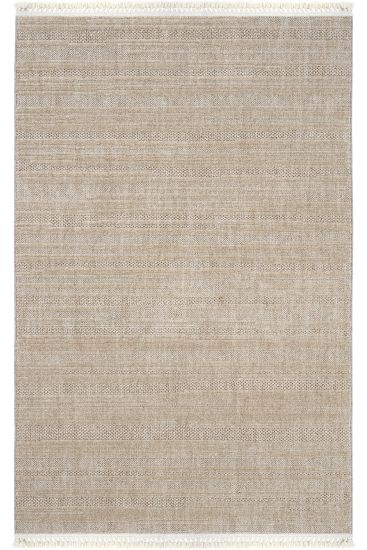 Jerry85 Beige Stripes Area Rug