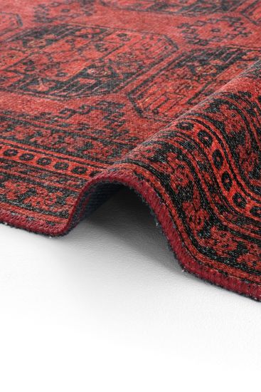 Private85 Red Black Persian & Oriental Area Rug