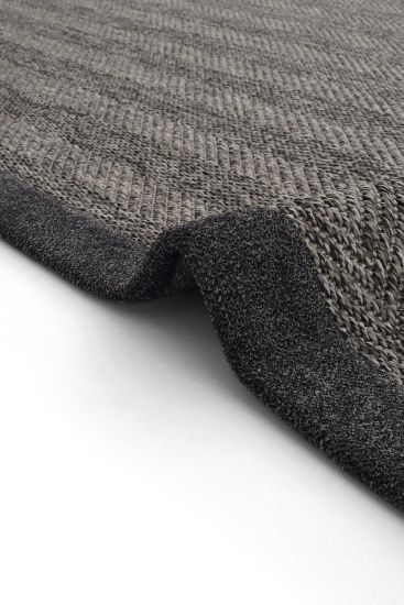 Sisal85 Grey Charcoal Bordered Jute & Sisal Outdoor Area Rug