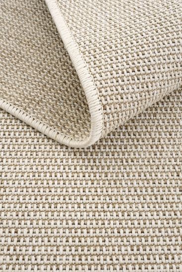 Milano85 Beige Cream Jute & Sisal Plain Outdoor Area Rug
