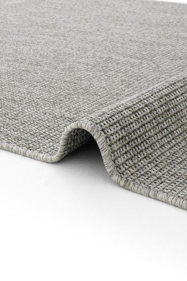 Milano85 Grey Jute & Sisal Plain Outdoor Area Rug