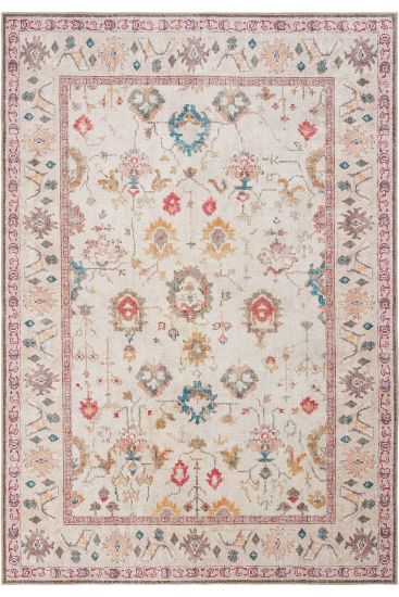 Private85 Beige Pink Persian & Oriental Area Rug