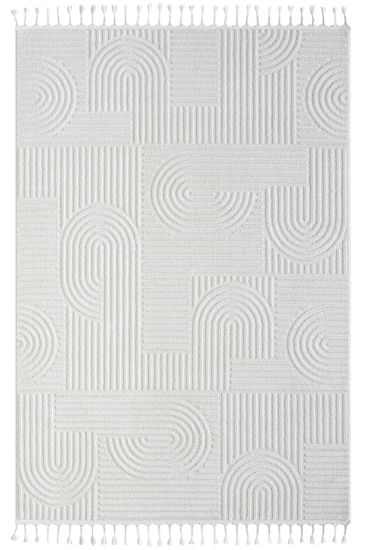 Allure Cream Patterned Scandi Area Rug