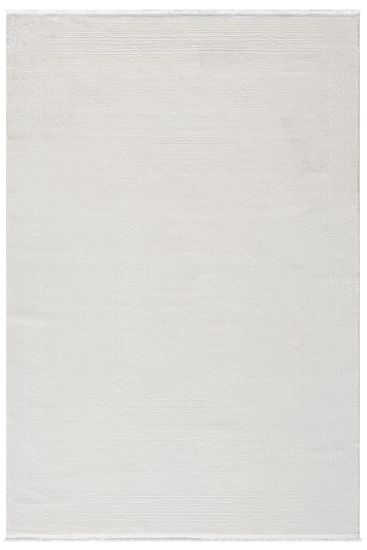 Emanate Cream Modern Plain Living Room Rug