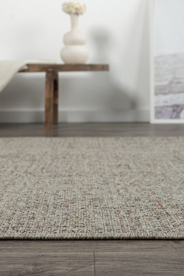 Flume Jute & Sisal Plain Brown Multicolour Outdoor Area Rug
