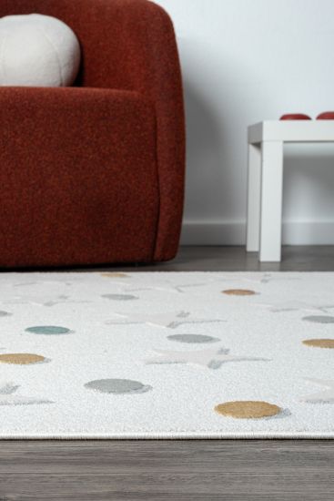 Frizzle Cream Multicolour Kids Area Rug