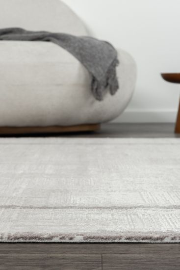 Emanate Grey Distressed Patterned Indoor Rug