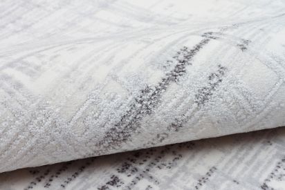 Cunda75 Cream Grey Modern Abstract Indoor Rug