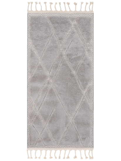Vetona Grey Modern Patterned Indoor Rug