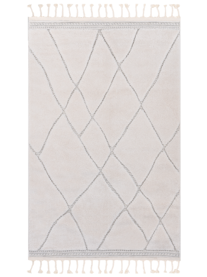 Vetona Patterned Cream Indoor Rug