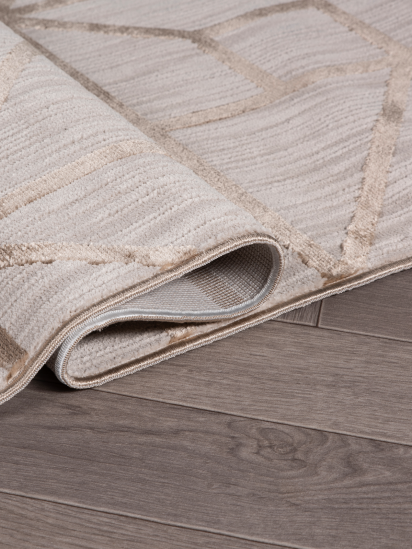 Infinic Beige Brown Patterned Area Rug