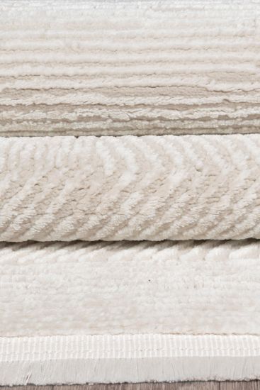 Leto Cream Geometric Scandi Runner Rug