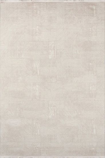 Leto Cream Geometric Scandi Runner Rug