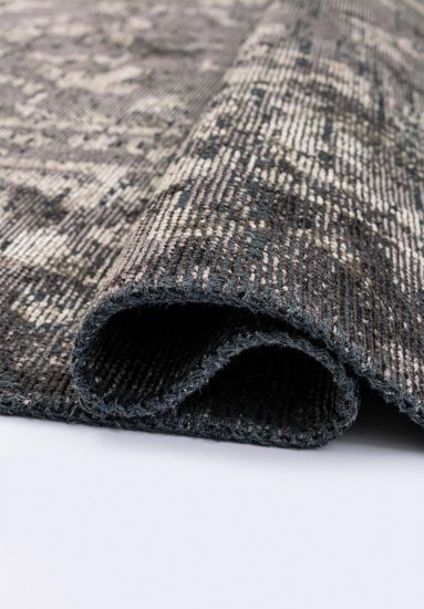 Grey & Beige Coombe Vintage Living Room Rug