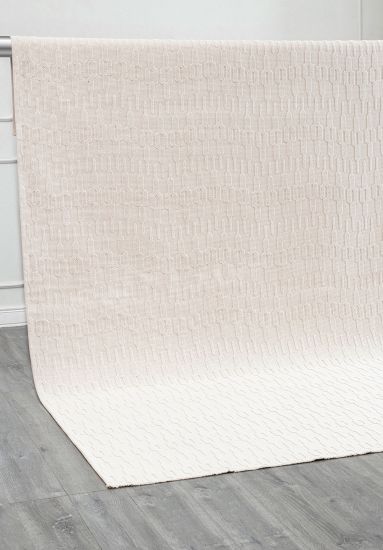Dreamer Cream Chevron Bedroom Rug