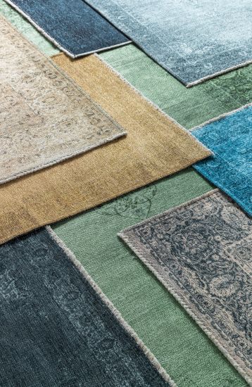 Amethyst Green Vintage Traditional Rug