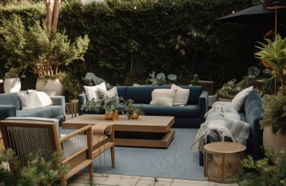 Flashy Grey Plain Living Room Rug