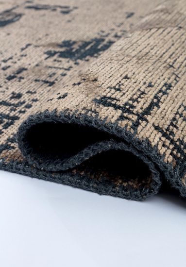 Brown & Black Mirage Abstract Area Rug