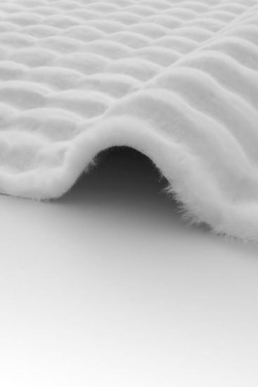 Softipa White Sheepskin Bedroom Rug