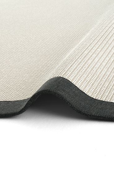 Sipatal Beige & Charcoal Plain Living Room Rug