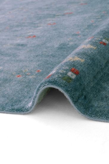 Gallipt Blue & Cream Persian Living Room Rug