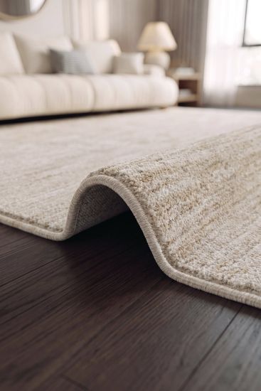 Prime85 Beige Cream Distressed Living Room Rug