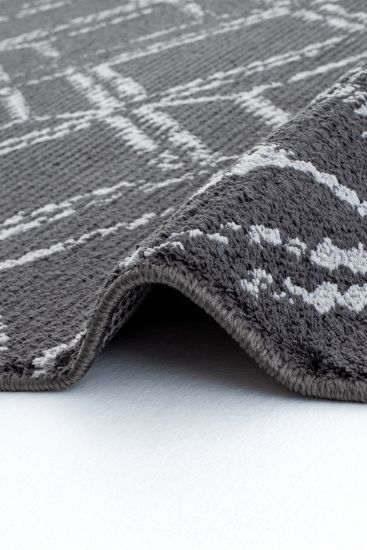 Peptal Black Aztec Geometric Indoor Rug