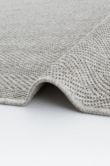 Miptano Grey Modern Chevron Area Rug