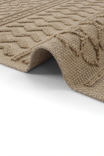 Rustika85 Beige Brown Scandi Indoor Rug