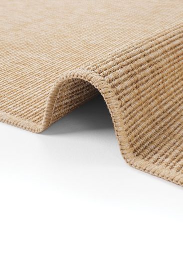 Milano85 Beige Gold Plain Living Room Rug
