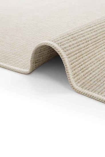 Milano85 Beige Cream Plain Living Room Rug