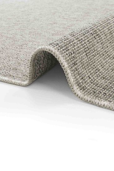Milano85 Beige Grey Plain Living Room Rug