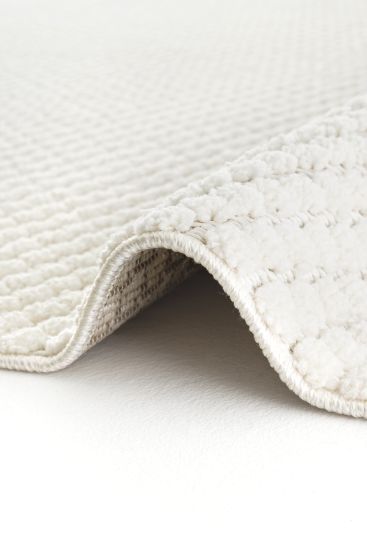 Stoptrina Cream Modern Plain Living Room Rug