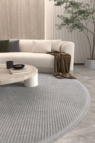 Vetpina Plain Grey Area Rug