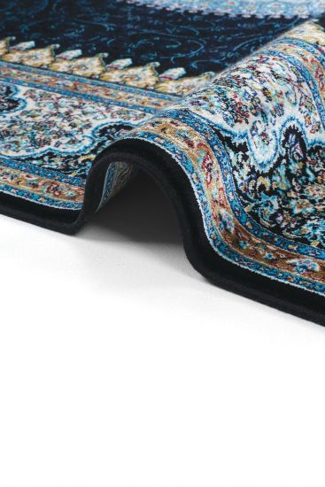 Zerabi85 Multicolour Oriental Bordered Living Room Rug