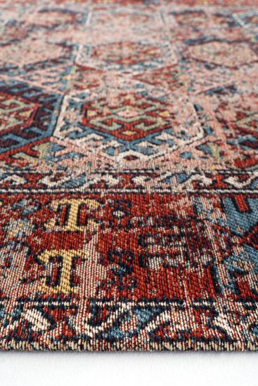 Maptilo Red Multicolour Persian & Oriental Area Rug