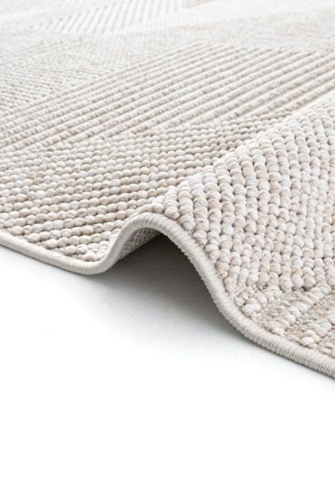 Verptal Beige Modern Geometric Indoor Rug