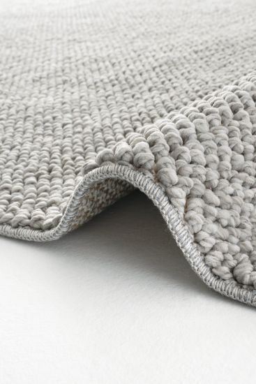 Miptasa Grey Plain Area Rug