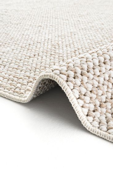 Miptasa Beige Plain Indoor Rug