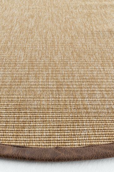 Outdoor Area Rug Sipatal Brown Jute & Sisal Bordered