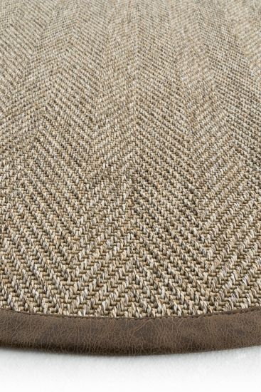 Sipatal Jute & Sisal Bordered Beige Brown Outdoor Area Rug