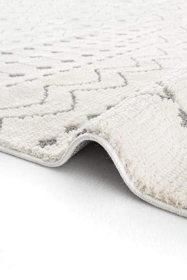 Miptlan Cream Grey Modern Bohemian Indoor Rug