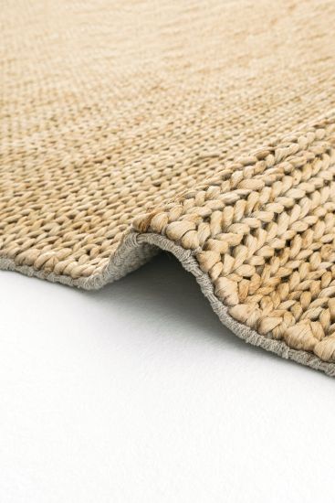 Cheptil Jute & Sisal Plain Beige Outdoor Area Rug