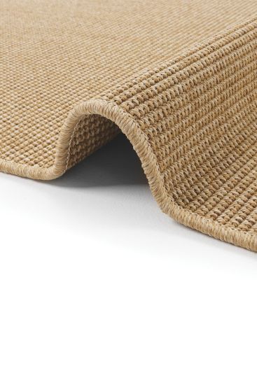 Sisal85 Beige Brown Plain Indoor Rug