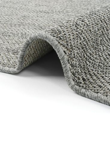 Sisal85 Beige Grey Modern Plain Bedroom Rug