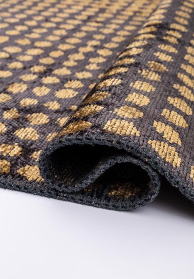 Tapestry Yellow & Brown Abstract Outdoor Rug