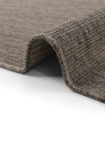 Sisal85 Beige Brown Plain Living Room Rug