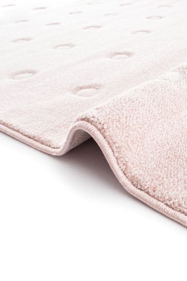 Cooptik Pink & Cream Kids Room Rug