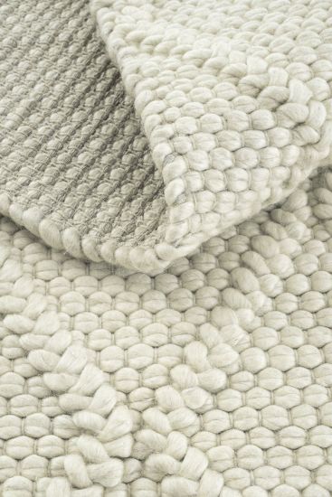Eltape Cream Geometric Indoor Rug
